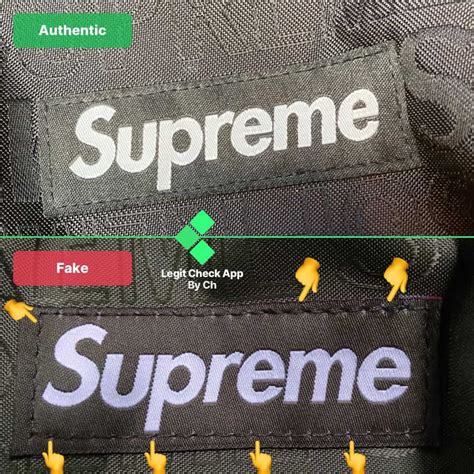 fake vs real supreme bag|what is a fake supreme.